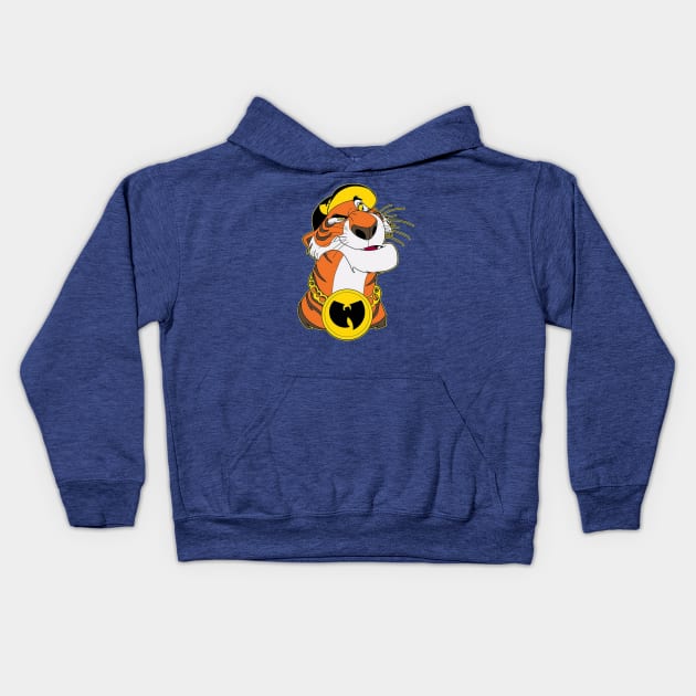 Tiger Style Kids Hoodie by dunjosh